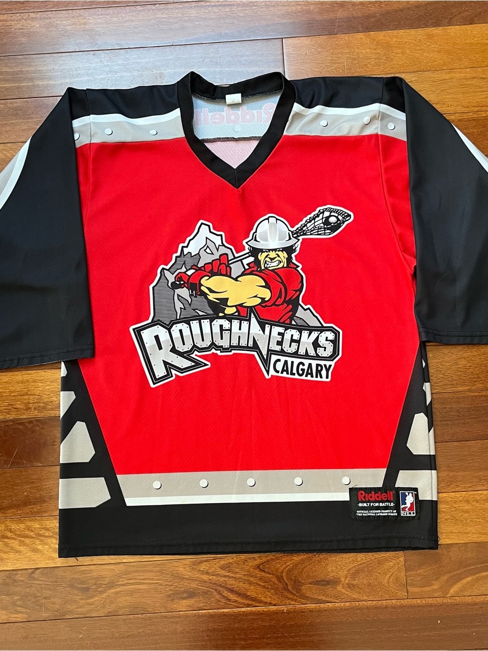 Vintage 90s Calgary Roughnecks Lacrosse Jersey Medium NLL